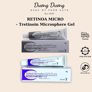 Tretinoin RetinoA Microsphere Gel 0.04% - 0.1 loại bỏ mụn, chống lão hoá da [Chính hãng]