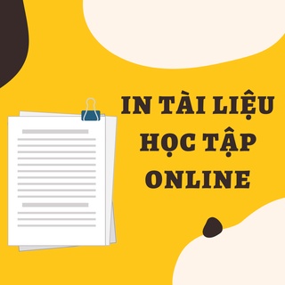 In Tài Liệu Học Tập Online - In Trắng Đen Size A4 Hai Mặt Giá Rẻ - Tài Liệu Học Trực Tuyến