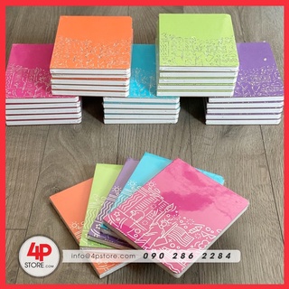 SỔ TAY BÌA CỨNG - gáy may chỉ (5 màu)