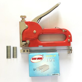 Bộ dập ghim vào gỗ Top kèm hộp 5000 ghim 16.6