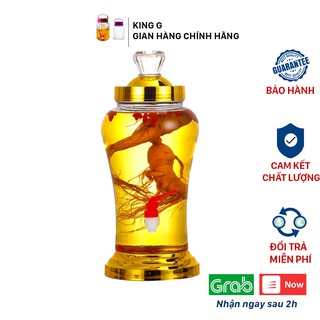 Bình Sâm Ngâm Rượu KING G - Bình Thủy Tinh Cao Cấp Ngâm Rượu, Ngâm Hoa Quả Dung Tích 3L , 4L , 5L, 6L - BST01