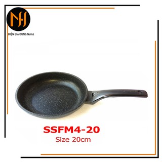 Chảo đá chống dính Cook Way SSFM4-20 size 20cm,cạn lòng, nhập khẩu hàn quốc (ảnh thật)