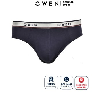 Quần Lót Nam Owen QL90866 Kiểu Quần Sịp  Nam Tam Giác Chất Liệu Visco Màu Xanh Navy