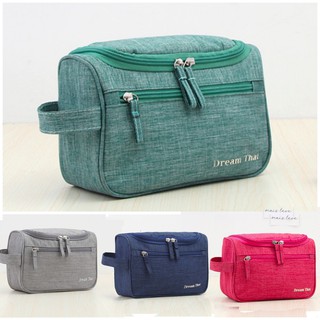Túi đựng mỹ phẩm có quai xách và móc treo Travel Thai ( 26 x 14x 17cm ), nhiều ngăn, dung tích lớn, vải chống thấm