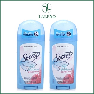 LĂN KHỬ MÙI SECRET 24H DẠNG GEL 73g &amp; SÁP 59g MỸ