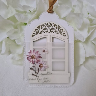 Krisna.room ♡ Die cut- Set 6 chiếc khuôn giấy hình khung cửa sổ