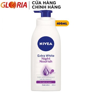 [Mã COSGLORIAT4 -8% đơn 250K] Sữa Dưỡng Thể Giúp Săn Da Và Dưỡng Trắng Nivea Ban Đêm 400ml – 88126