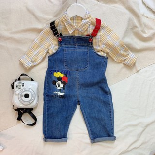 Quần Yếm Mickey bé trai, bé gái (Quảng Châu chất siêu mềm) cho bé từ 2-4y