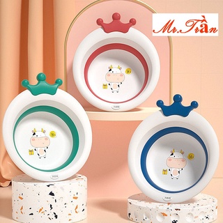 Chậu rửa mặt vương miện cho bé trai bé gái