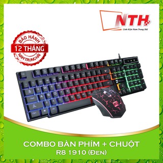 Combo Bàn Phím + chuột R8 1910 (Đen)