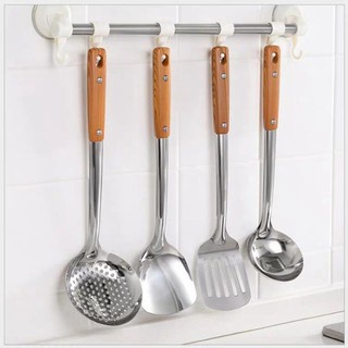 Môi, xẻng inox cán gỗ hàng nhập cao cấp TA
