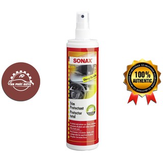 SONAX - Bảo Vệ Làm Đẹp Cao Su/Plastic/Nhựa/Gỗ Trong, Ngoài Xe (Sonax Trim Protectant Gloss 300ml) [Hàng Đức Chính Hãng]