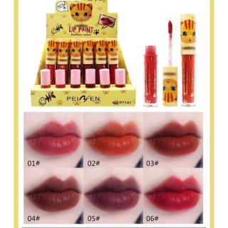 Set 6 son kem lì con mèo peiyen nội địa trung