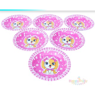 Đĩa giấy bộ 6 chiếc (nhiều chủ đề)