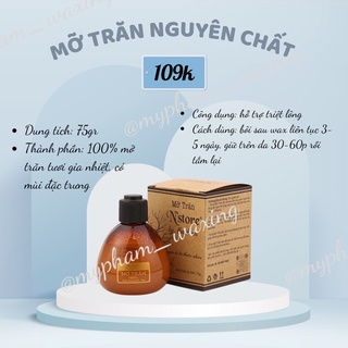 MỠ TRĂN NGUYÊN CHẤT