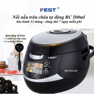 Nồi nấu trân châu tự động FEST RC - 500ML (bảo hành 12 tháng)