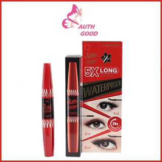 Mascara FREESHIP Mascara sivanna super model 5x long 2 đầu nối mi cong tự nhiên