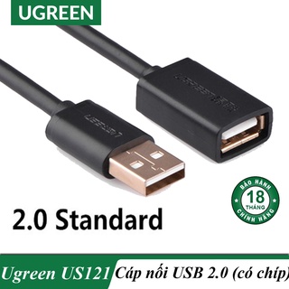 Cáp USB nối dài  có chíp khuếch đại Chính Hãng Ugreen US121