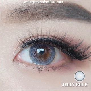Lens Xanh Áp Tròng Xanh Viền Mỏng Hottrend JELLY BLUE Độ Ẩm Cao 55% HSD 6 Tháng Phù Hợp Cho Mắt Nhạy Cảm