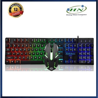 Bộ bàn phím và chuột K-SNAKE KM320 Game Led 7 màu