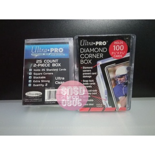 Ultra Pro Diamond Coner Box Holds 100 Card , Hộp Đựng Toploader, Đựng Card ,Thẻ Bài Pokemon , Yugioh