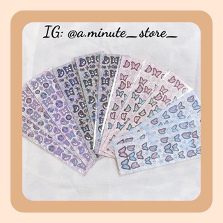 Sticker bướm decor toploader hình dán trang trí sổ tay phong cách hàn quốc