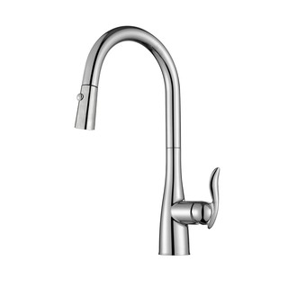 Vòi rửa bát rút dây KONOX KN1902  hợp kim đồng 61% tiêu chuẩn Châu Âu CW617N, bề mặt xử lý công nghệ PVD Chrome 5 lớp