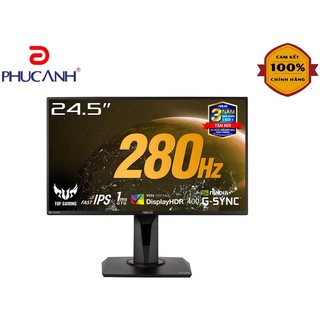 [Rẻ vô địch] Màn hình Asus TUF Gaming VG259QM 24.5Inch 280Hz 1ms IPS (Bảo hành Hãng 36 tháng)