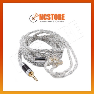[NC] Dây cáp nâng cấp tai nghe KZ | Đồng mạ bạc 4N | 8 Core | Tăng Âm trường chi tiết | Ballad Nhạc cụ Jazz