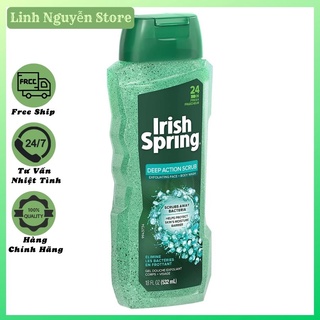 Sữa Tắm Gội Toàn Thân Cho Nam Irish Spring Original Body Wash 532ml