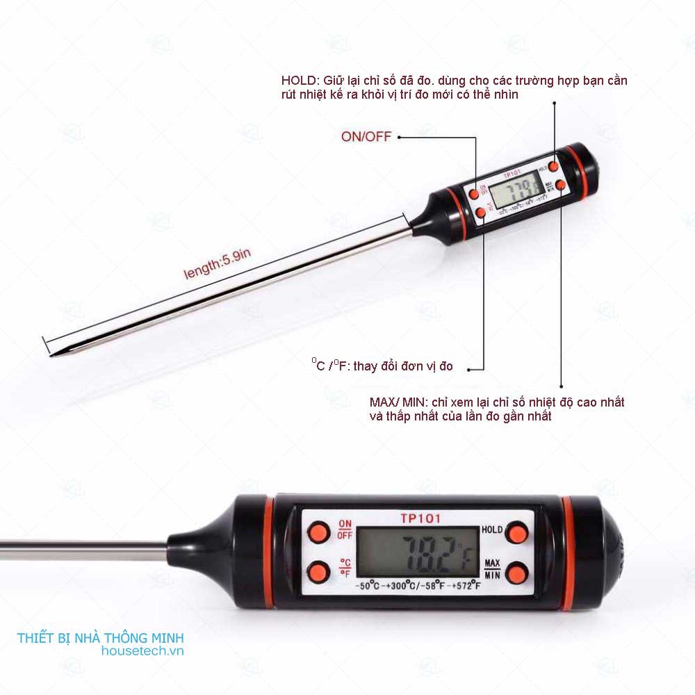 Que đo nhiệt độ sữa,nước (blueshop227)