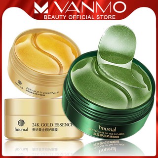 Mặt Nạ Mắt Chiết Xuất Tảo Biển Dưỡng Da Mắt Tinh Chất Vàng Làm Giảm Quầng Thâm Mắt Cao Cấp