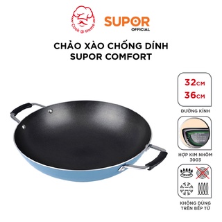 Chảo xào chống dính Supor Comfort 32, 36cm W06A32/W06A36