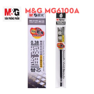 Combo 5 Ruột Nước M&amp;G MG6100A mực Đen 0.38