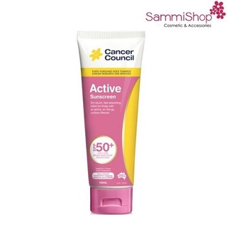 Kem Chống Nắng Cancer Council Active Năng Động SPF50+ Màu Hồng 110ml
