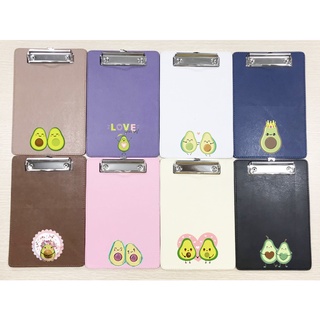 kẹp tài liệu quả bơ KTLD33 dễ thương  avocadocuteda pu 23*15cm hoạt hình trình kí