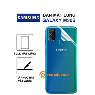 Dán lưng Samsung M30s full mặt lưng trong suốt PPF tự phục hồi vết xước - Dán dẻo Samsung Galaxy M30s