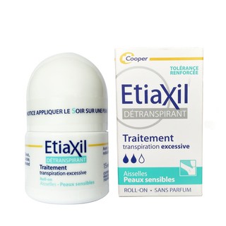 Lăn Khử Mùi Chuyên Biệt Dành Cho Da Hỗn Hợp Nhạy Cảm Etiaxil Détranspirant 15ml