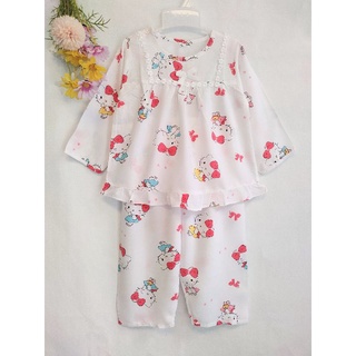 [SIZE S:25-28kg ] Bộ tole Bé GÁI tay dài quần dài