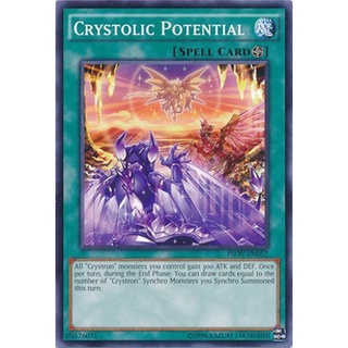 Thẻ bài Yugioh - TCG - Crystolic Potential / INOV-EN057'