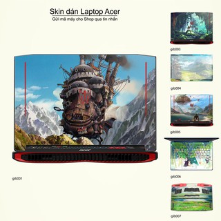 Skin dán Laptop Acer in hình Ghibli (inbox mã máy cho Shop)