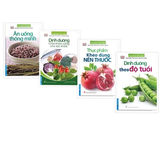 Sách - Combo 4 Cuốn Dinh Dưỡng Cho Cuộc Sống Tặng Kèm Bookmark