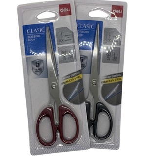 Kéo 180mm, Deli Đen/Đỏ - 1 chiếc 6009