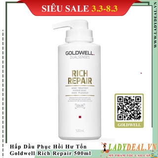 Hấp dầu phục hồi tóc hư tổn goldwell dualsenses rich repair 500ml