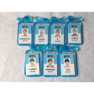 Bao đựng thẻ BTS kèm card nhựa cứng