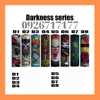 Áo pin 18650 skin Darkness series. (A012)