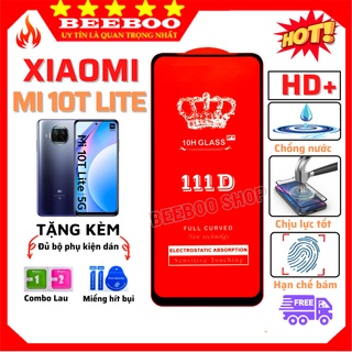 111D Mới Kính Cường Lực Xiaomi Mi 10T Lite - Full màn hình và trong suốt - Độ cứng 10H - Bảo hành 1 đổi 1.