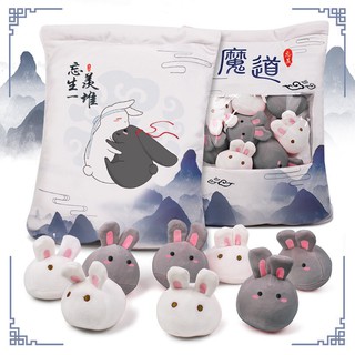 GỐI MOCHI TÚI THỎ BÔNG MA ĐẠO TỔ SƯ LAM VONG CƠ NGUY VÔ TIỆN anime chibi thiết kế sáng tạo đẹp thời trang