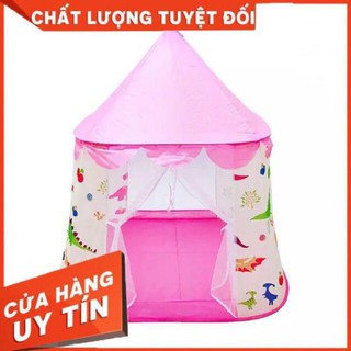 [XẢ KHO+FREE SHIP] Lều Công Chúa Hoàng Tử họa tiết cá sấu tặng kèm 20 bóng