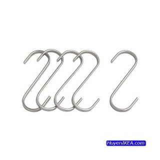 Set 5 móc treo chữ S dùng treo đồ bếp hoặc phòng tắm